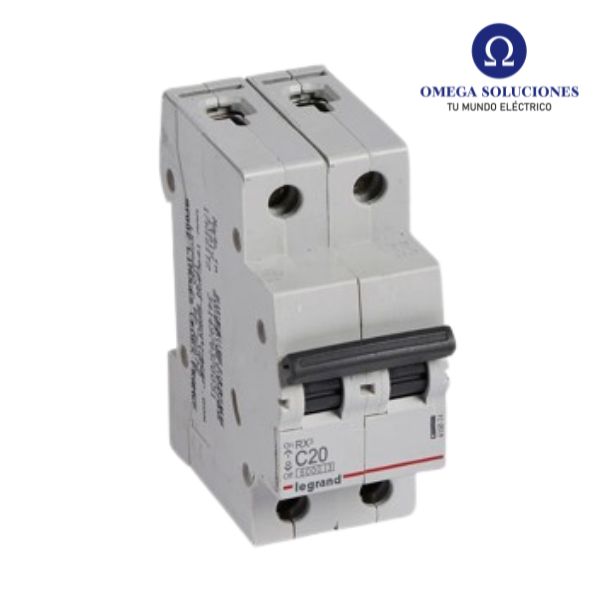 Int. Automático 2X20A C 6KA RX3 Legrand