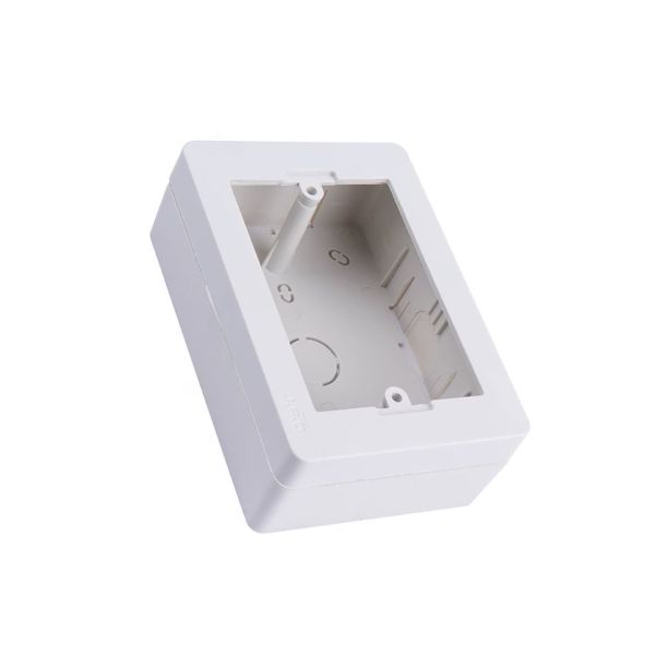 Caja Chuqui Blanca PVC para canaletas