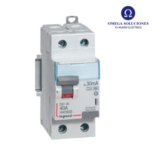 DIFERENCIAL 2X40A 30mA AC RX3 LEGRAND