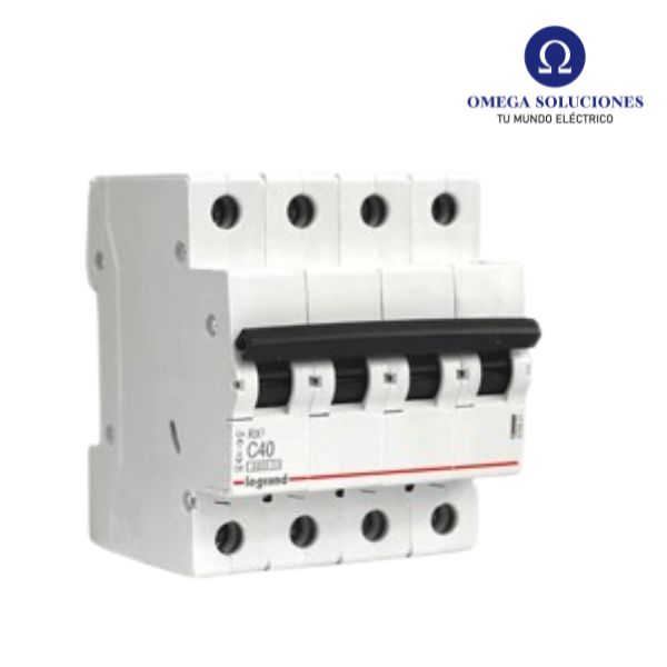 Int. Automático 4X40A C 6KA RX3 Legrand