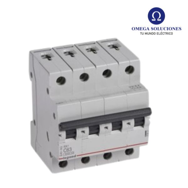 Int. Automático 4X63A C 6KA RX3 Legrand