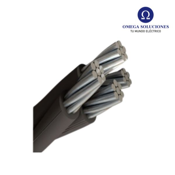 Cable Aluminio Preensamblado Neutro Aislado 3x25 + 1x50mm
