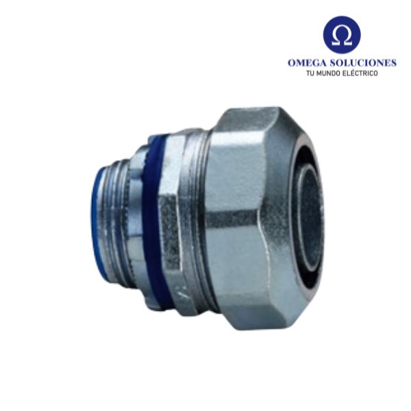 Conector Recto 32mm para Tubo Flexible
