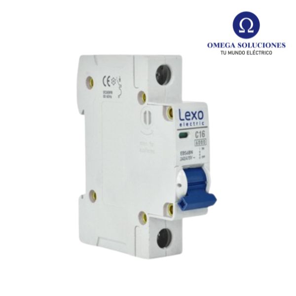 Int. Automático Lexo 1x16A 6KA Curva C