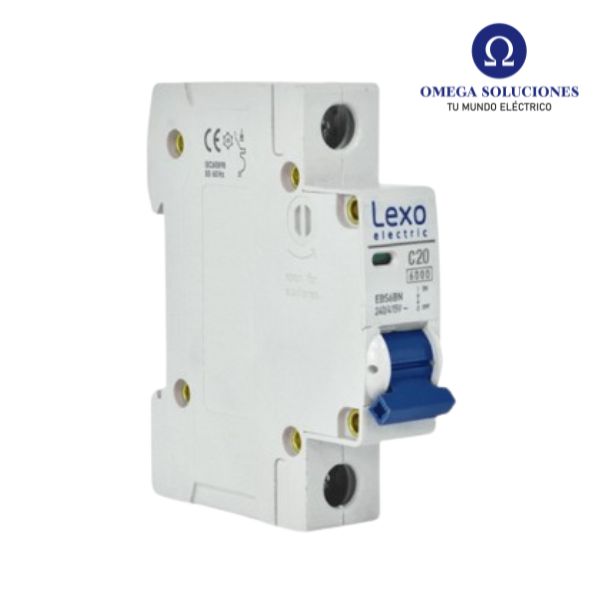Int. Automático Lexo 1x20A 6KA Curva C