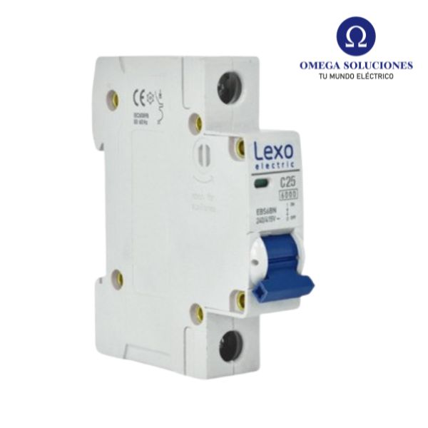 Int. Automático Lexo 1x25A 6KA Curva C