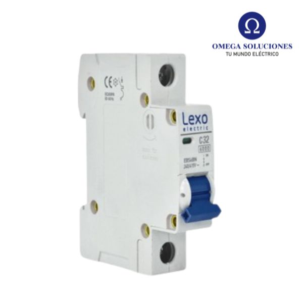 Int. Automático Lexo 1x32A 6KA Curva C