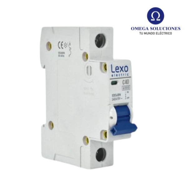 Int. Automático Lexo 1x40A 6KA Curva C