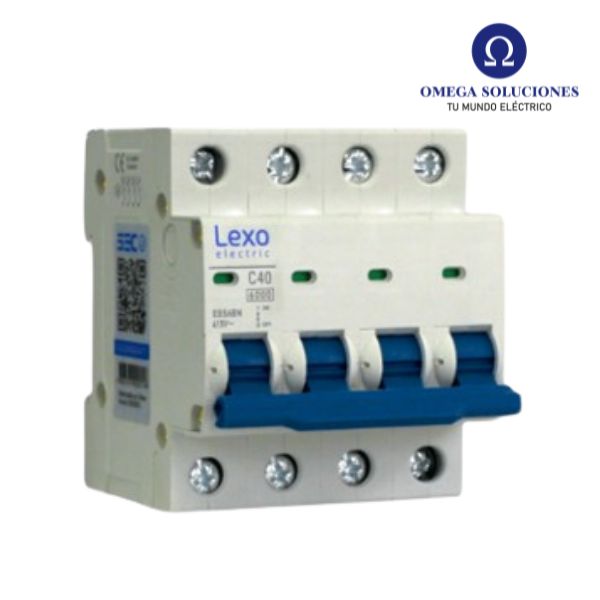 Int. Automático Lexo 4x40A 6KA Curva C