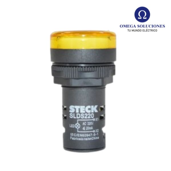 Luz Piloto led 30mm AMARILLO