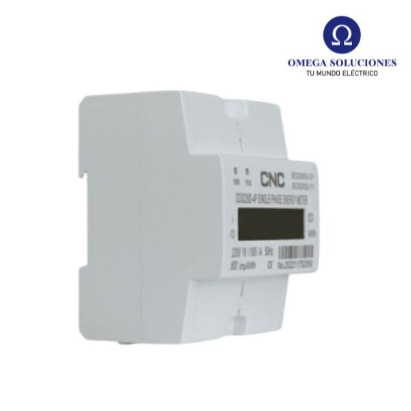 Medidor Remarcador Monofasico Digital a Riel Din 100A DDS226D-4P - CNC