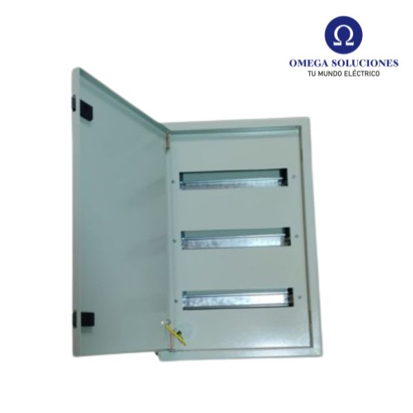 Tablero Metálico Embutido 45 Módulos IP41 Ral7032